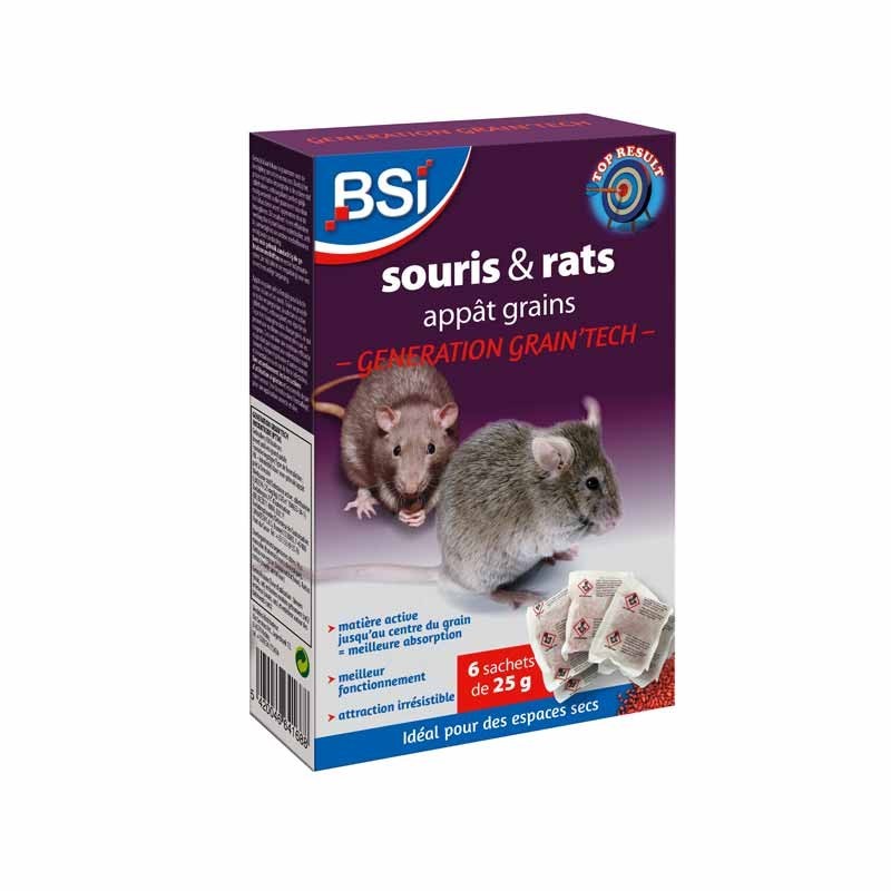 Appât pour Rats et Souris - boîte de 100
