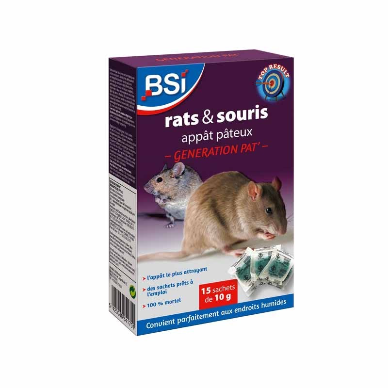 Appât Rats et Souris à action rapide - Plus de choix sur